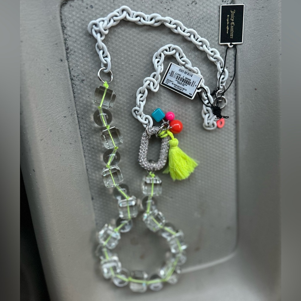 Juicy Couture bright colorful necklace